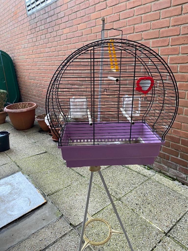 Vogelkooi, Ophalen, Gebruikt, Kunststof, Vogelkooi