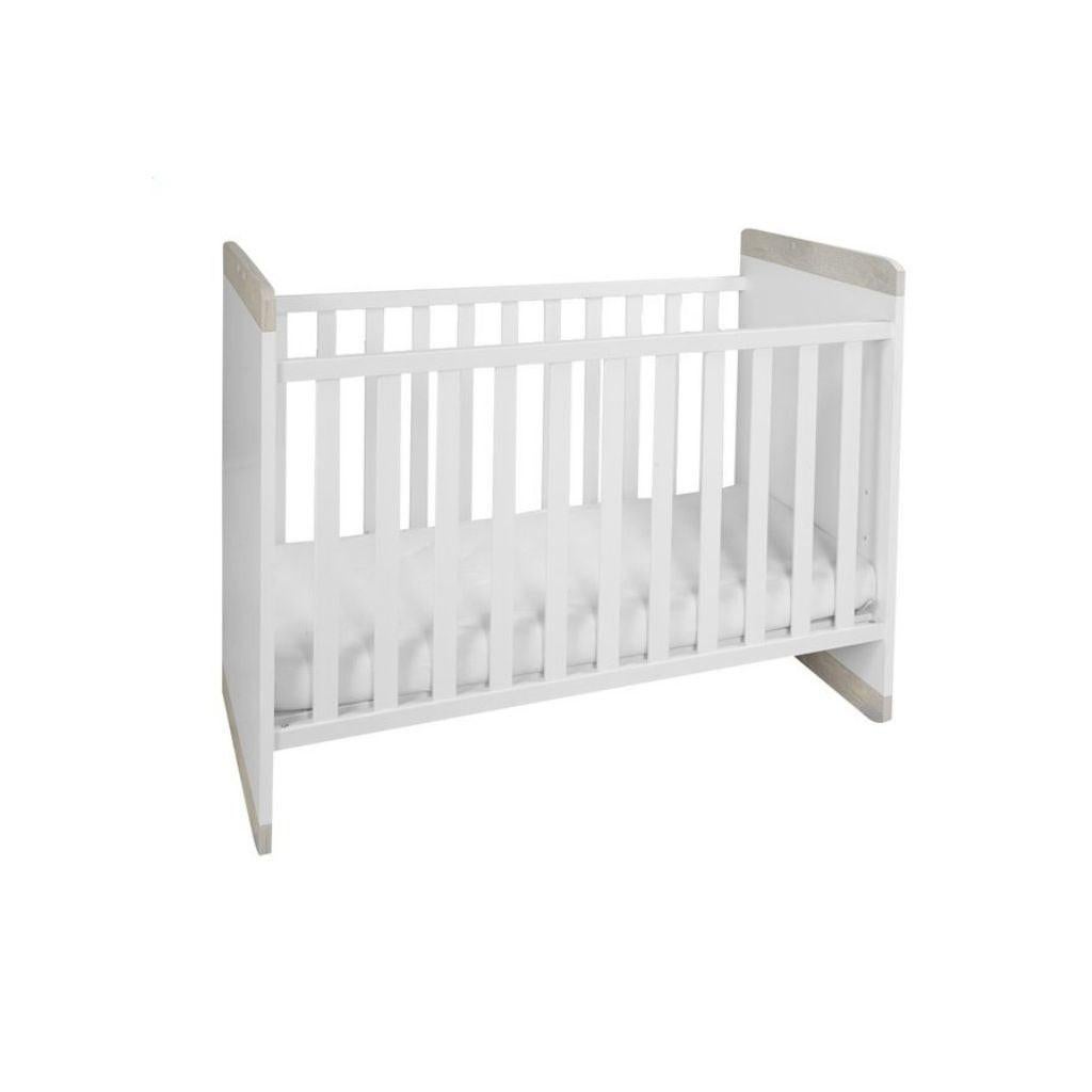 Lit bébé 120cm*60cm blanc + accessoires, Enlèvement ou Envoi, Comme neuf