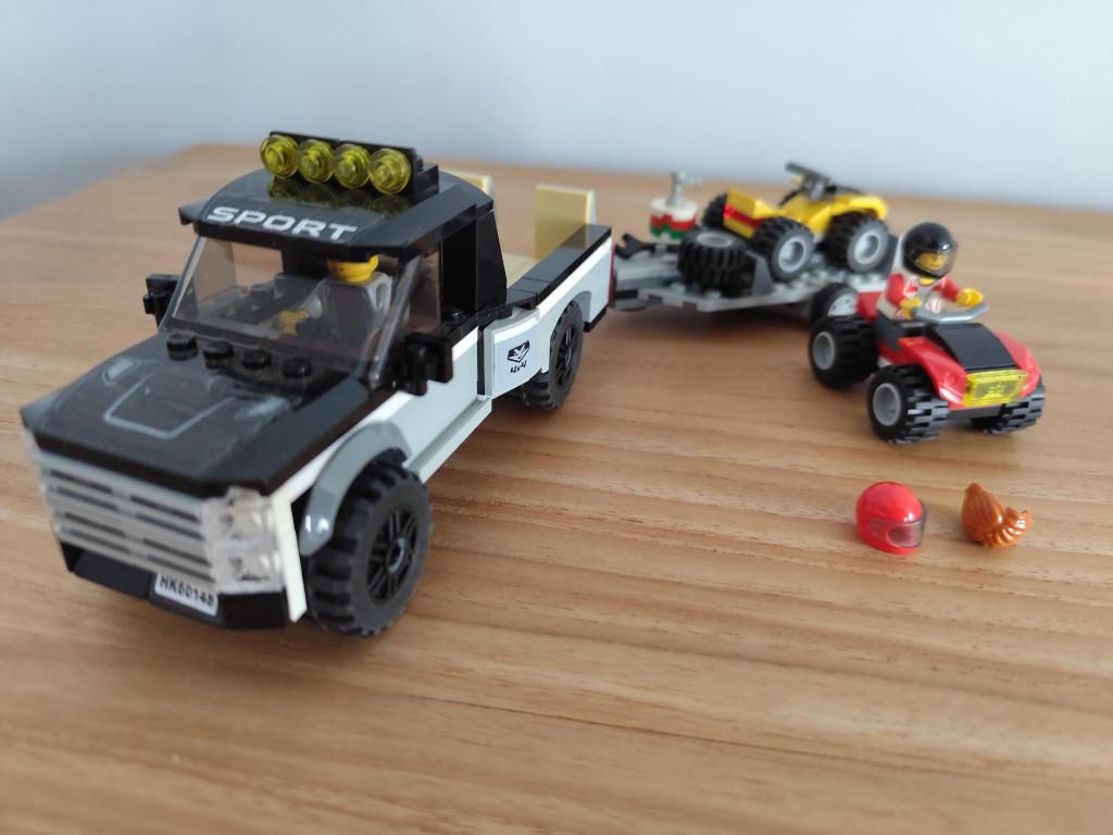 Lego 60148 - ATV Race Team, Enlèvement ou Envoi, Utilisé, Ensemble complet, Lego