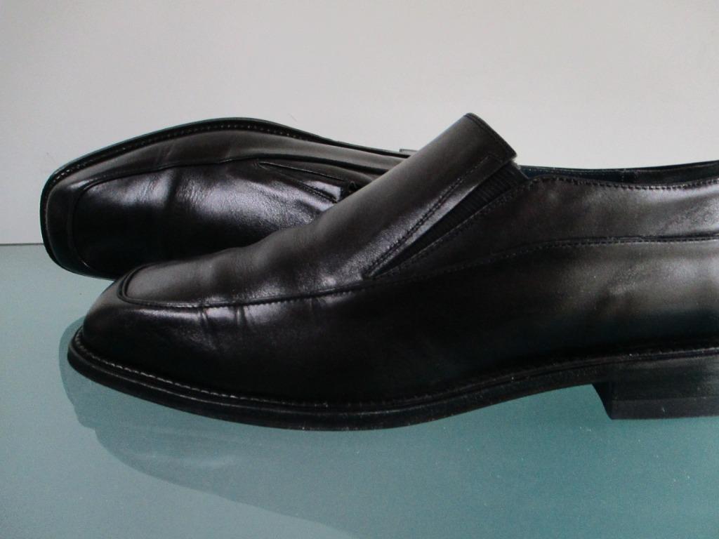 Gratis Verzenden | Floris Van Bommel zwarte instappers 42.5, Kleding | Heren, Schoenen, Zo goed als nieuw, Loafers, Zwart, Verzenden