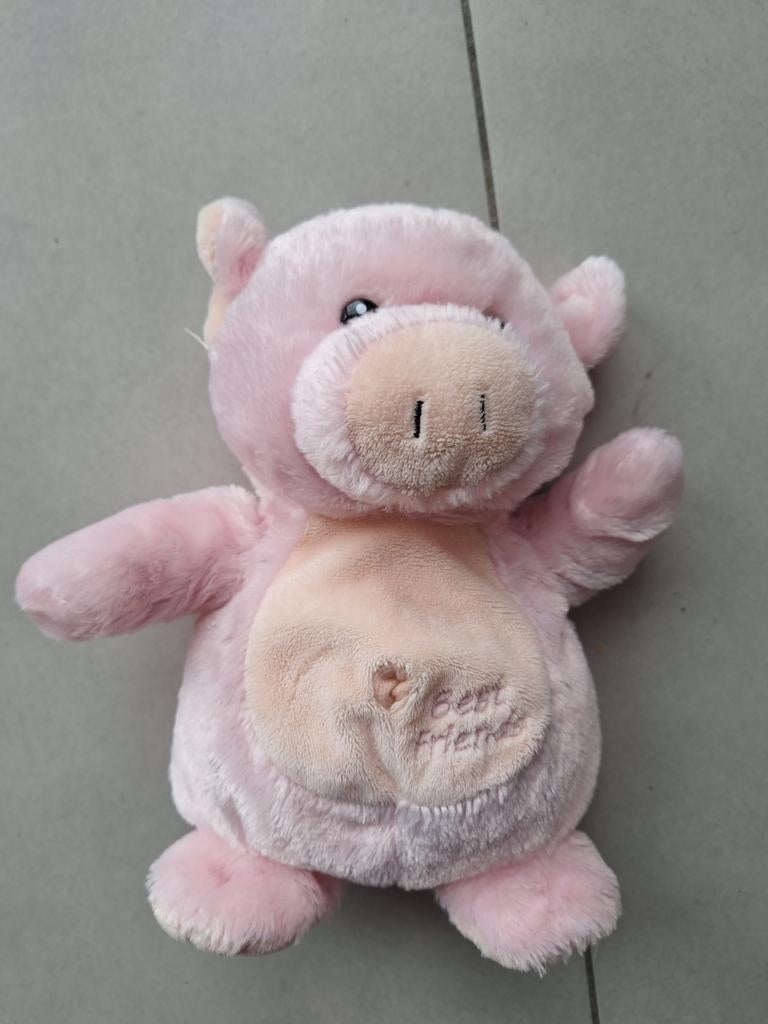 Handpop Varken, Kinderen en Baby's, Speelgoed | Knuffels en Pluche, Ophalen of Verzenden, Zo goed als nieuw, Overige typen