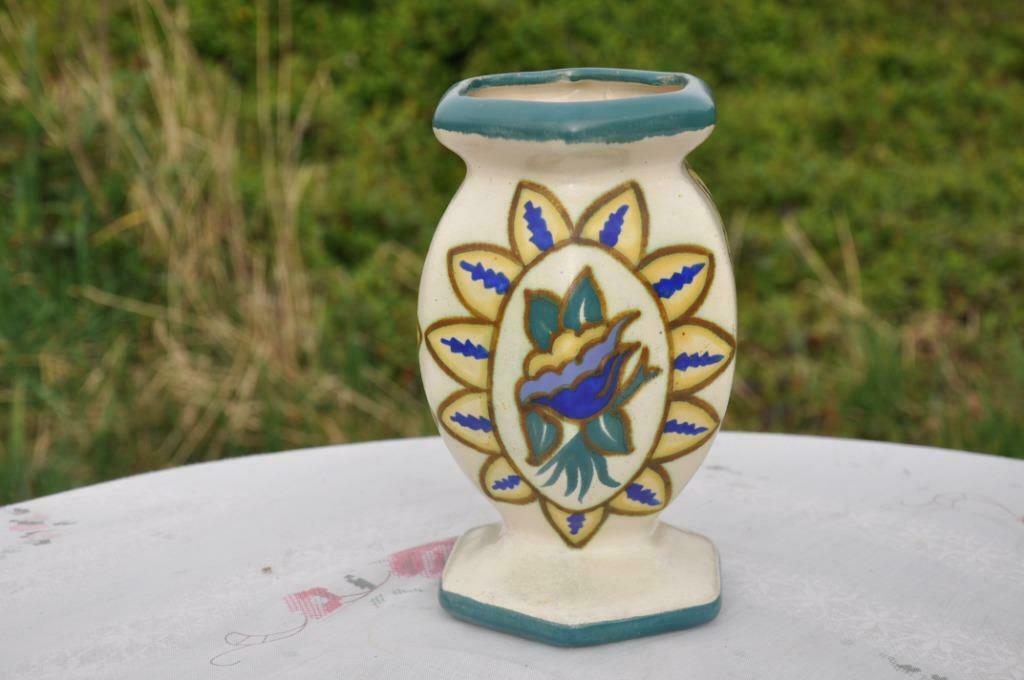 §  vase en faience art deco, Enlèvement ou Envoi