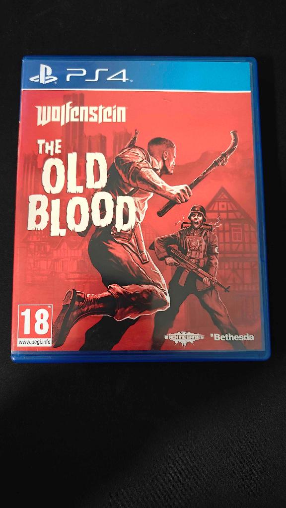Wolfenstein: The Old Blood - PS4 Games, Gebruikt, Vanaf 18 jaar, 1 speler, Ophalen of Verzenden