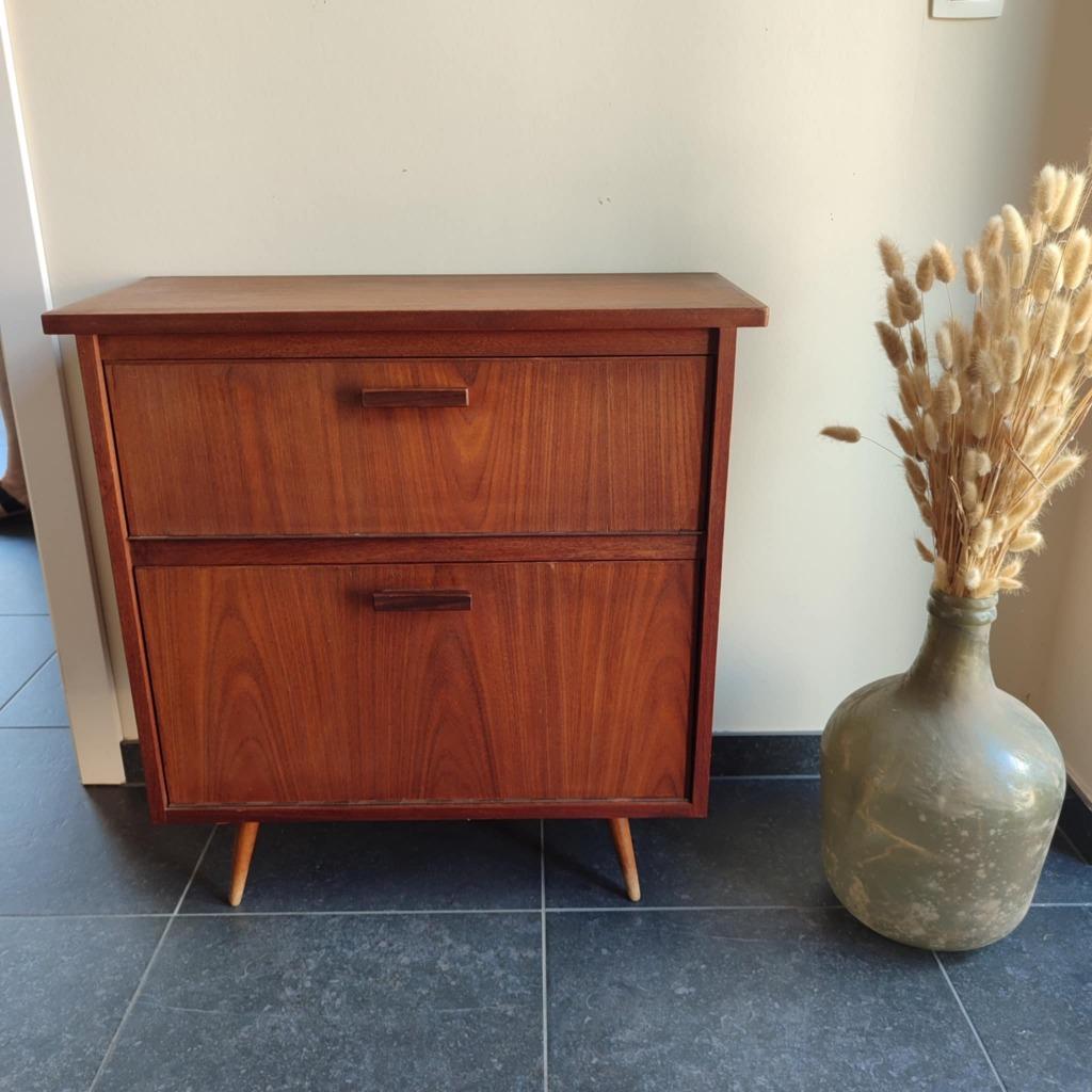 Vintage houten barkastje, Ophalen
