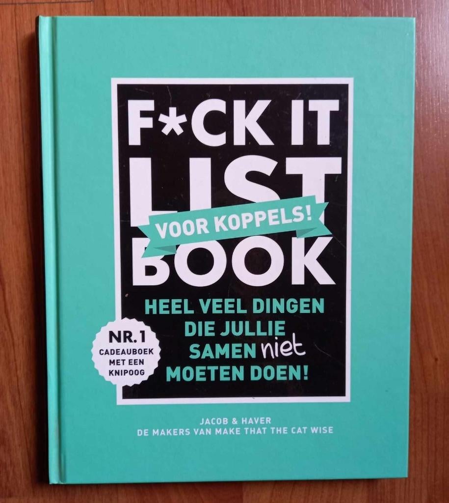 F*CK-it list voor koppels - Diego Jacob & Haver, Boeken, Verzenden, Nieuw, Sociale psychologie, Diego Jacob