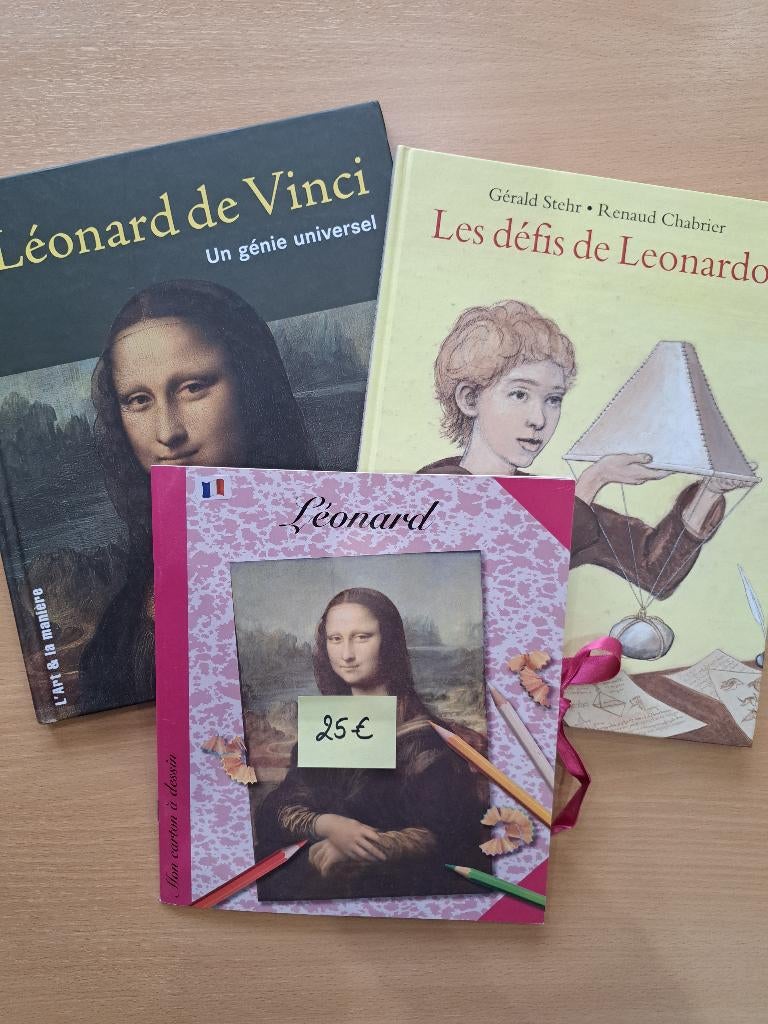Léonard de Vinci - Lot de livres, Livres, Enlèvement, Neuf
