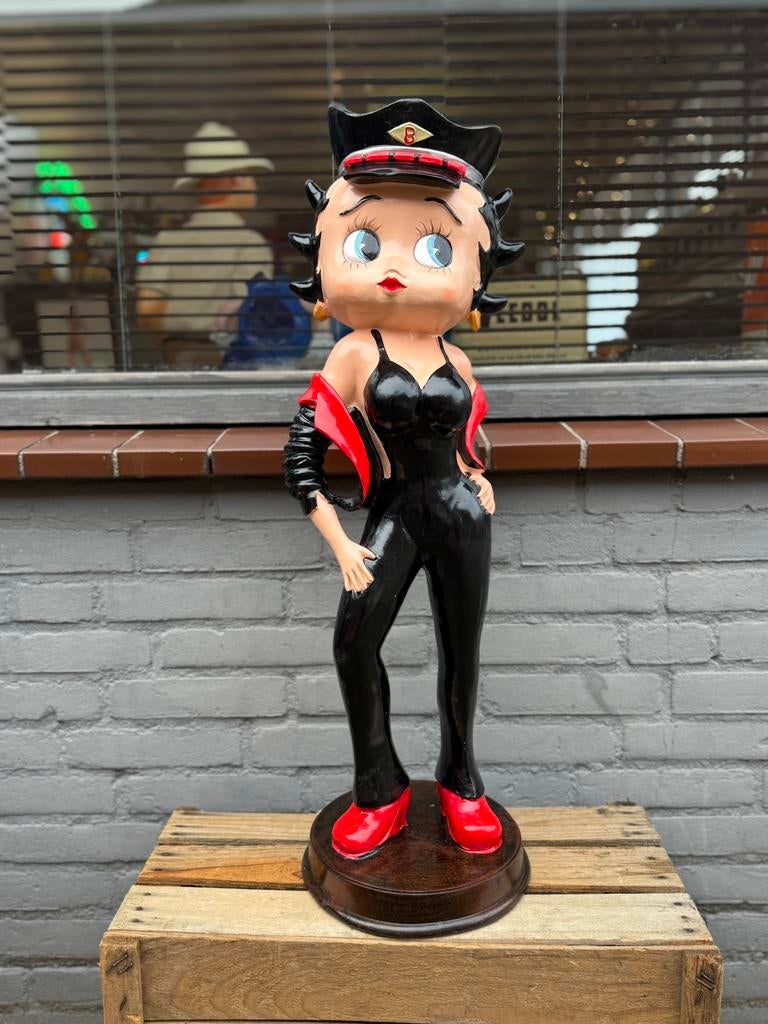 Groot Betty Boop Beeld, Verzamelen, Ophalen, Betty Boop, Zo goed als nieuw, Beeldje of Figuurtje