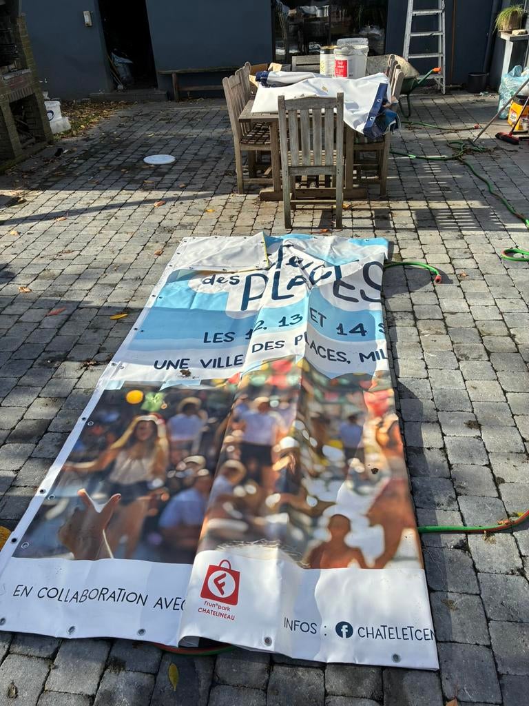 Baches pvc, Enlèvement, Utilisé