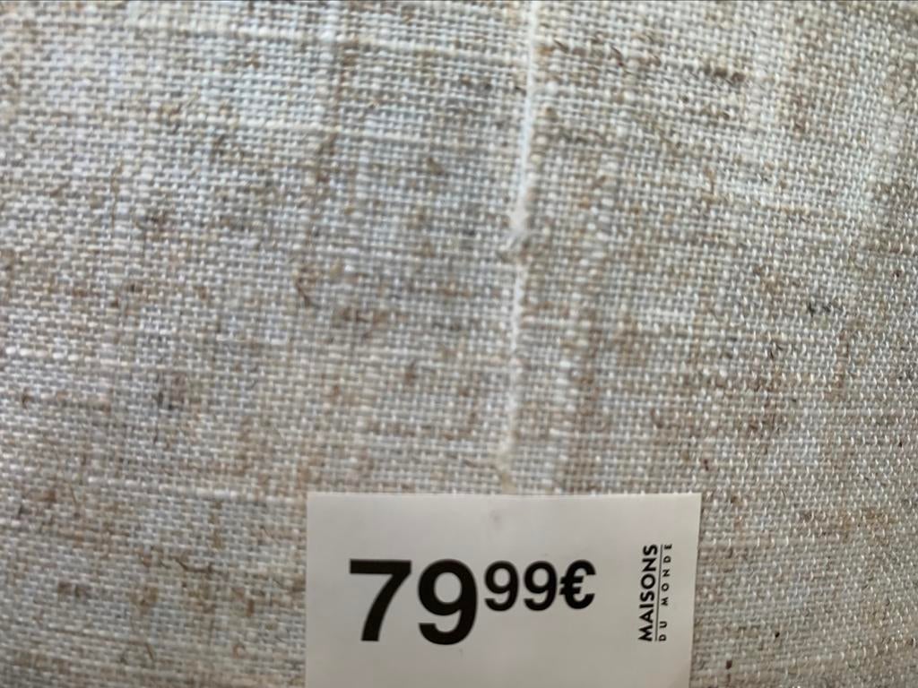 NIEUWE Lampenkap Maisons Du Monde- - H20 cm D32 cm, Maison & Meubles, Lampes | Abat-jour, Rond, Beige, Enlèvement