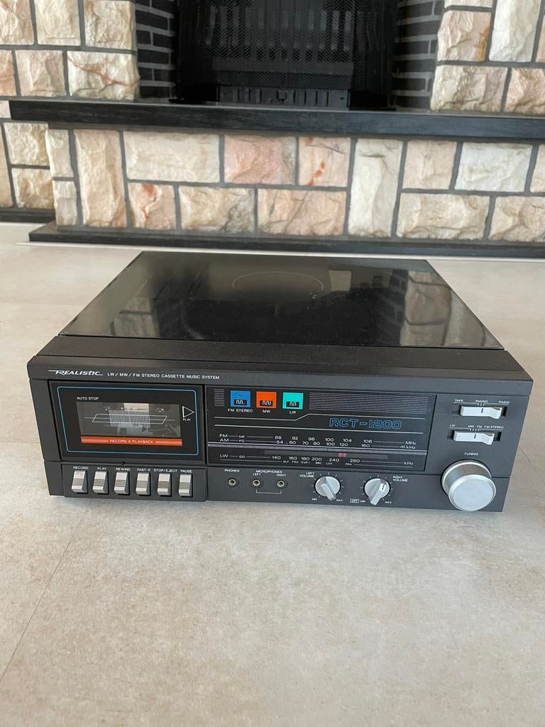 platenspeler/cassette deck, Audio, Tv en Foto, Platenspelers, Gebruikt, Platenspeler, Ophalen