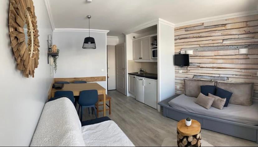A louer Plagne Soleil, rénové, plein sud et skis au pied, Propriétaire, Alpes, 1 chambre, 4 personnes