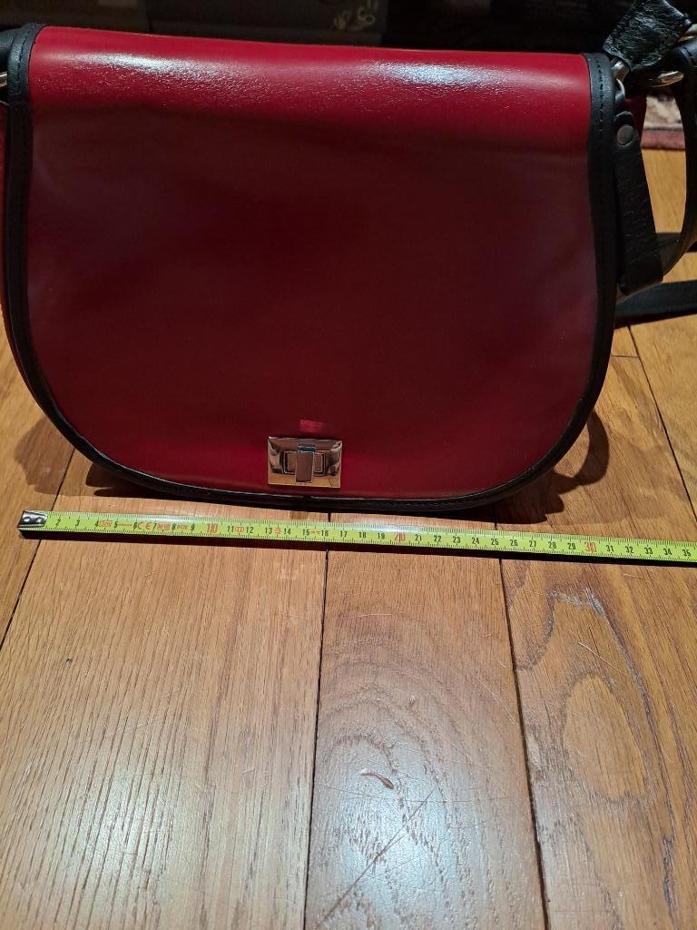 rode lakleren handtas, Ophalen of Verzenden, Nieuw, Rood, Handtas