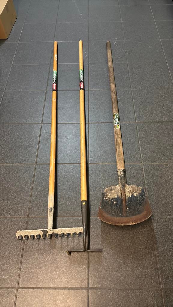 Tuingereedschap, Ophalen, Gebruikt