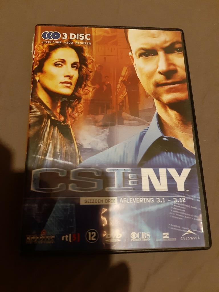 CSI: NY Seizoen 3 Afleveringen 1 - 12, Cd's en Dvd's, Vanaf 12 jaar, Ophalen, Zo goed als nieuw, Overige genres