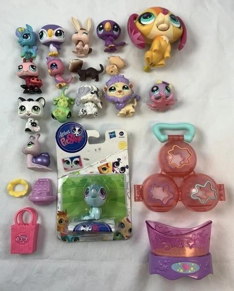 Littlest Pet Shop LPS Hasbro Set Figuren partij Verzameling, Verzamelen, Poppetjes en Figuurtjes, Zo goed als nieuw, Verzenden