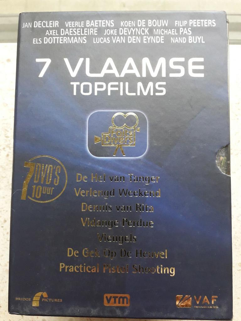 dvd box 7 Vlaamse topfilms, Cd's en Dvd's, Ophalen of Verzenden, Zo goed als nieuw, Drama