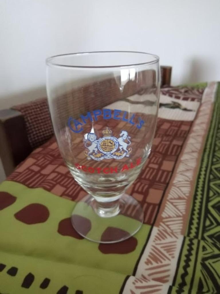 bierglas  campbells scotch ale, Ophalen, Zo goed als nieuw, Bierglas