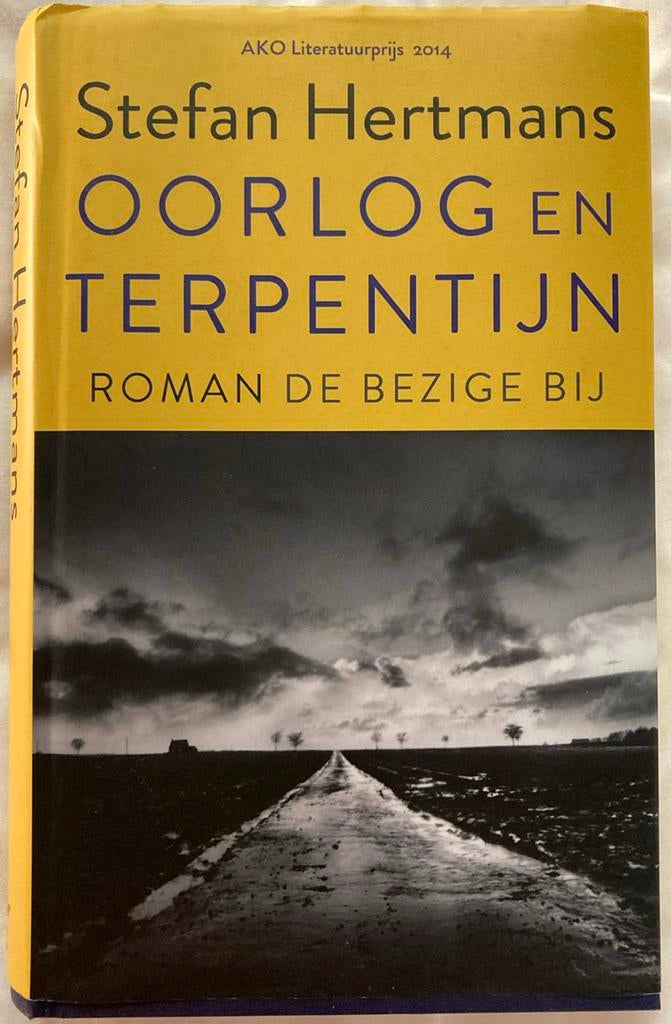 Stefan Hertmans - Oorlog en terpentijn, Ophalen of Verzenden, Zo goed als nieuw, Stefan Hertmans