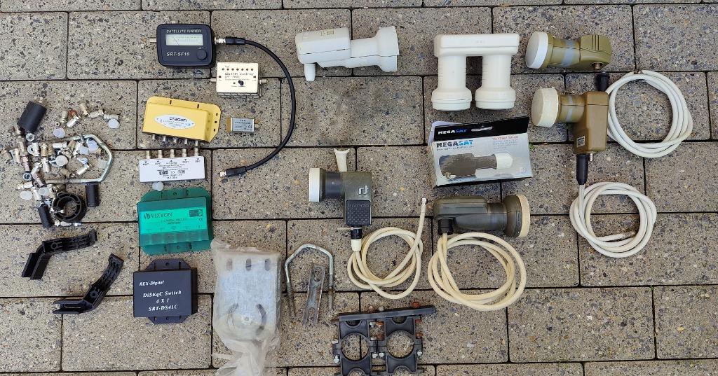 LNB, satfinder, DiSEqC switch, Ophalen, Gebruikt