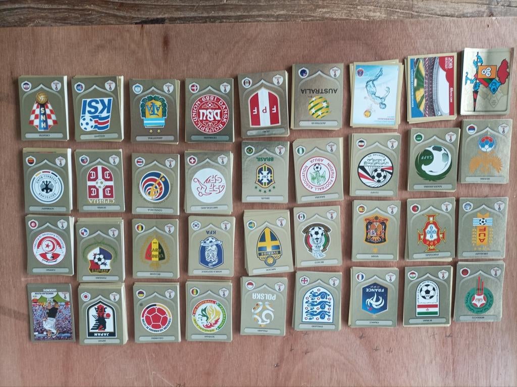 Panini WK Russia 2018 Gold , complete reeks ., Ophalen of Verzenden