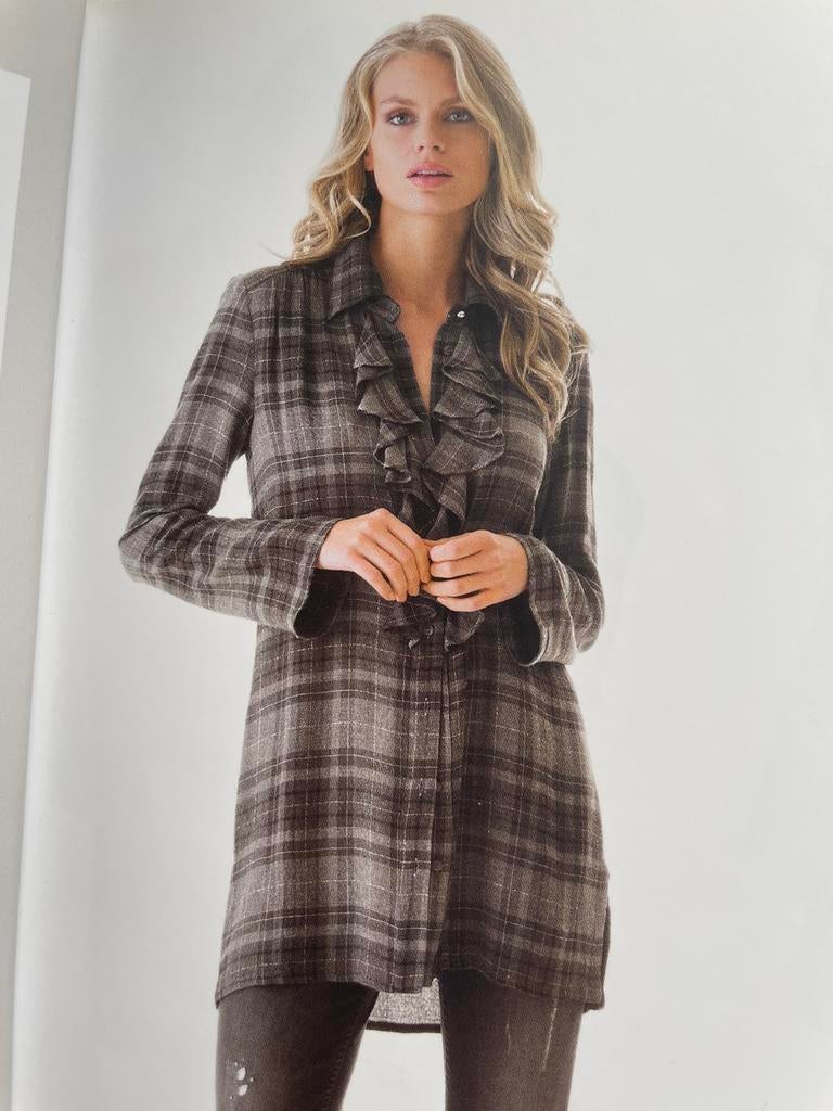 Caroline Biss grijze blouse maat 36, Kleding | Dames, Ophalen of Verzenden, Zo goed als nieuw