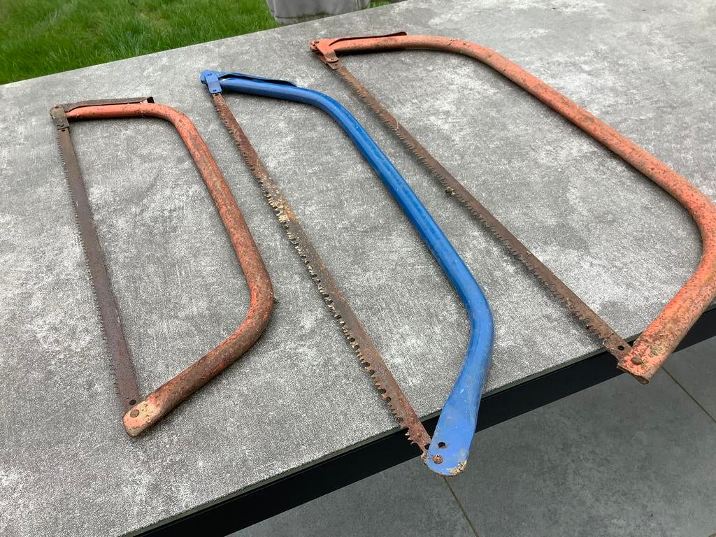 Set van 3 Canadese zagen, Gebruikt