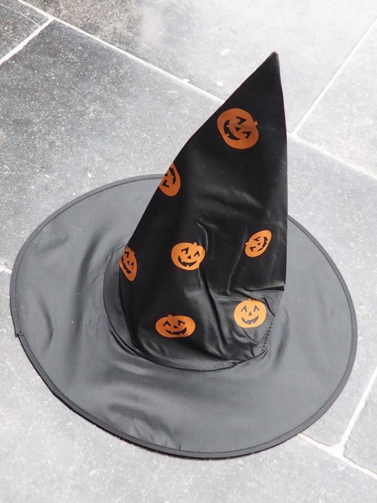 halloween heksenhoed met pompoenen, Kinderen en Baby's, Ophalen of Verzenden