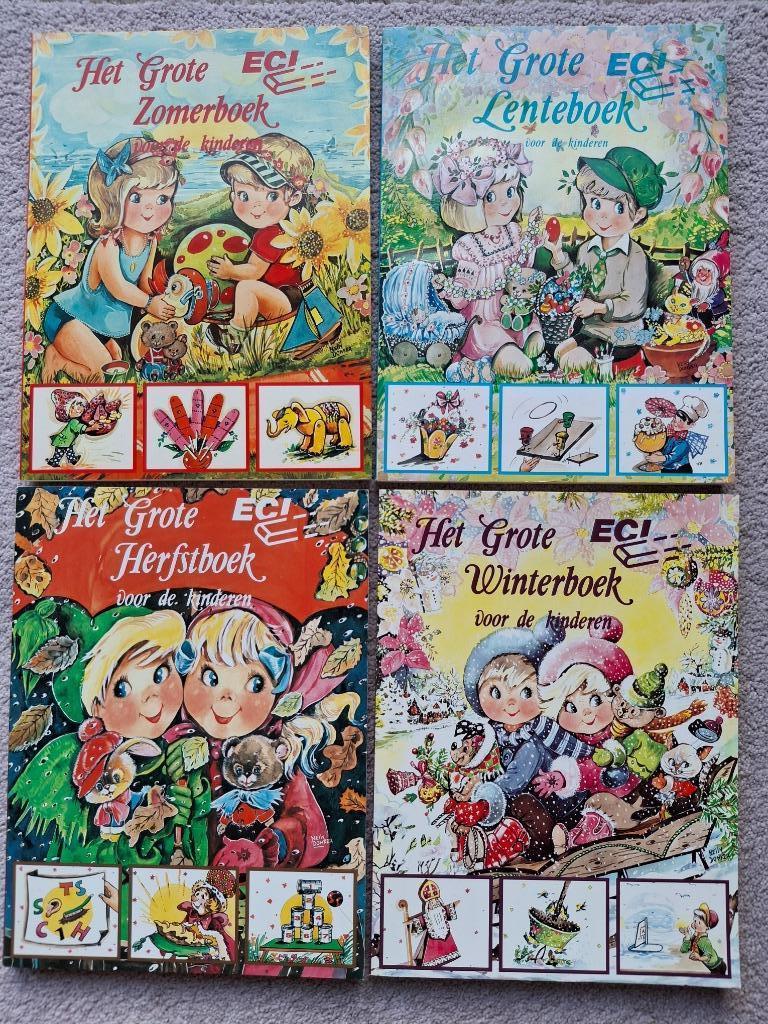 4 vintage boeken ECI 1983 (Zomer/lente/herfst/winter), Boeken, Verzenden, Zo goed als nieuw