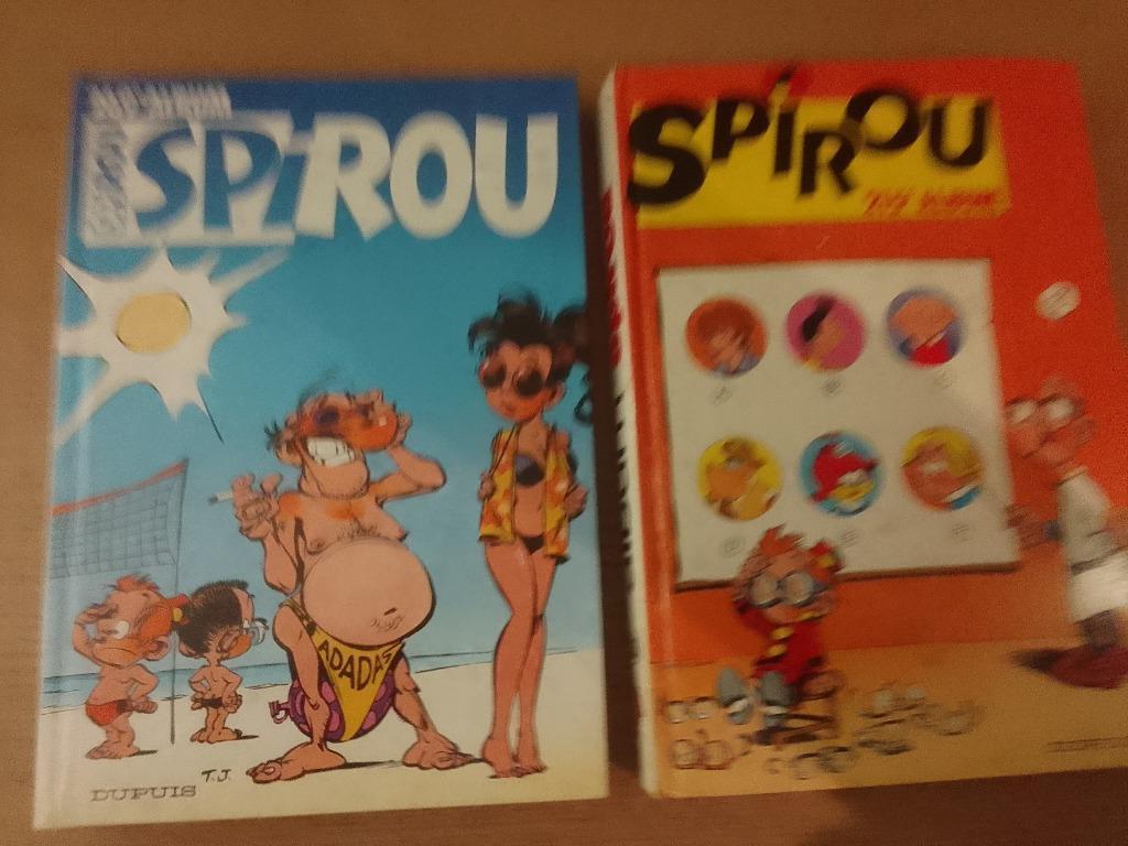 Albums SPIROU 215 & 269 BE, Ophalen of Verzenden, Gelezen