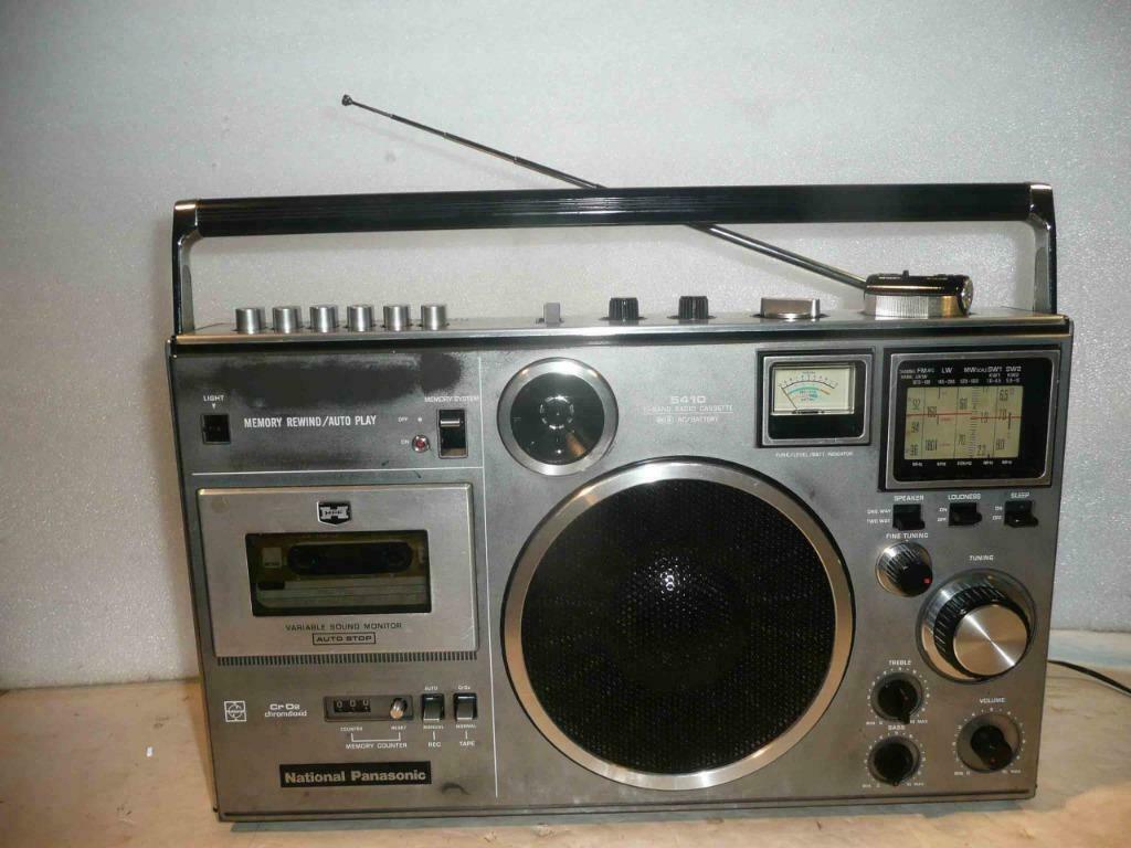 PANASONIC RF-5410LBS draagbare K7-radio, Ophalen of Verzenden, Gebruikt, Overige typen