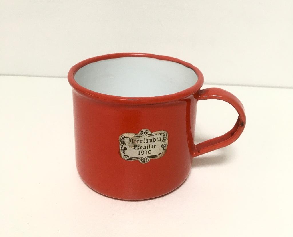 Vintage Emaille kopje, Ophalen of Verzenden