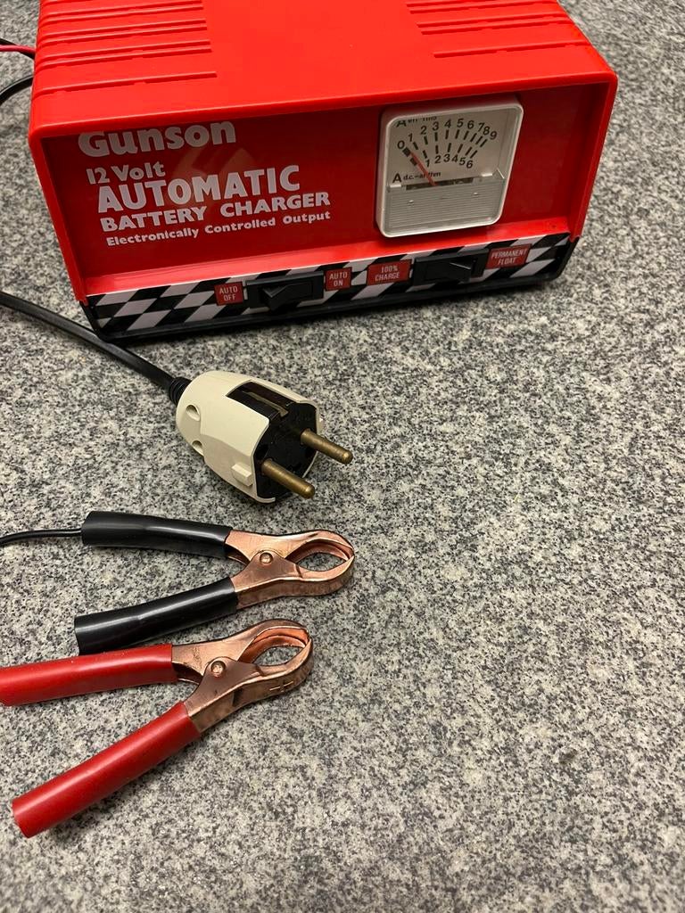 12V automatische acculader, Ophalen, Gebruikt