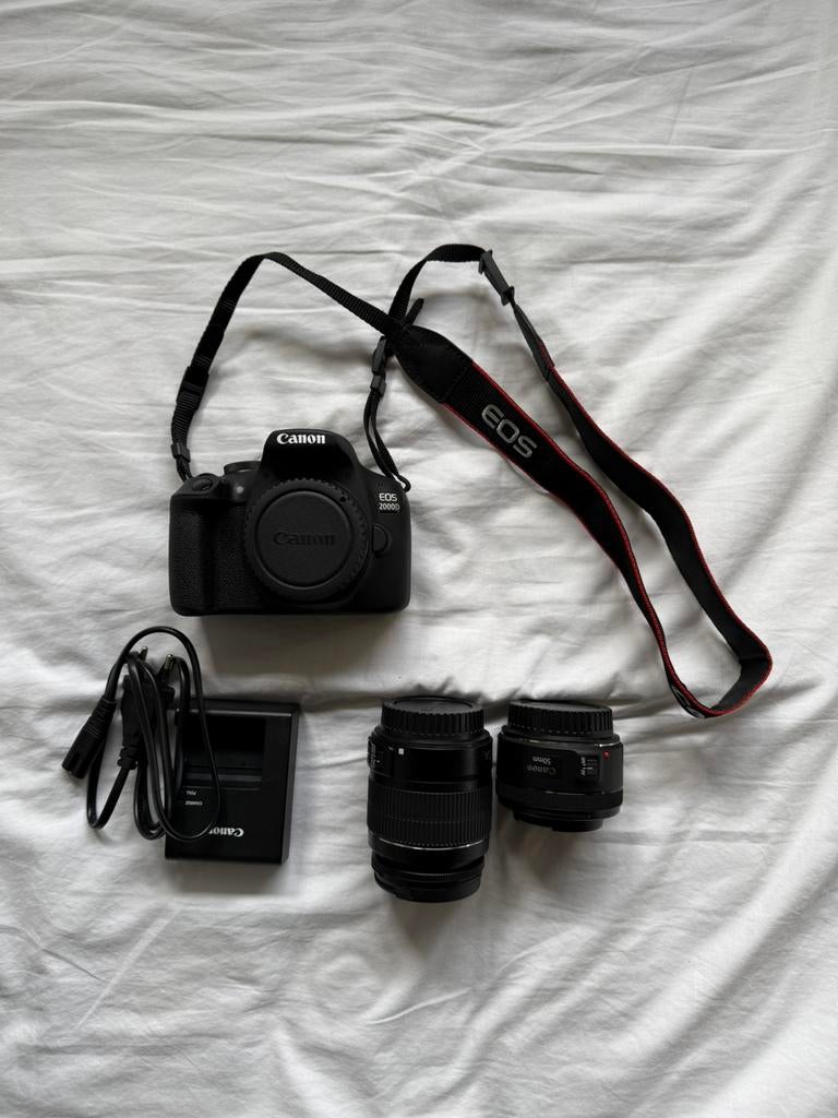 Canon EOS 2000D, Ophalen of Verzenden, Spiegelreflex, Canon