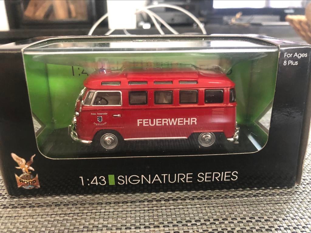 vw combi t1 1962 samba bus pompier signature séries, Ophalen, Zo goed als nieuw
