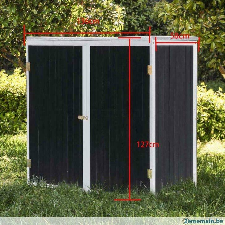 Armoire jardin anthracite XXL rangement jardin abri jardin, Verzenden, Nieuw