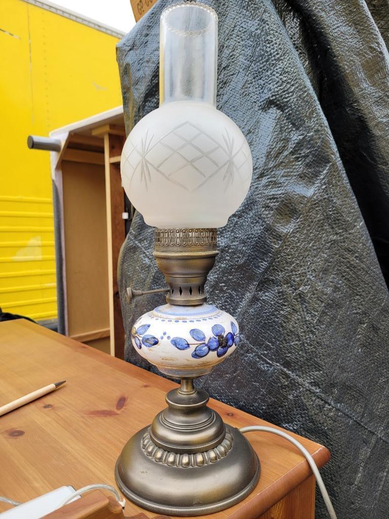 lampe d'appoint socle étain, Enlèvement