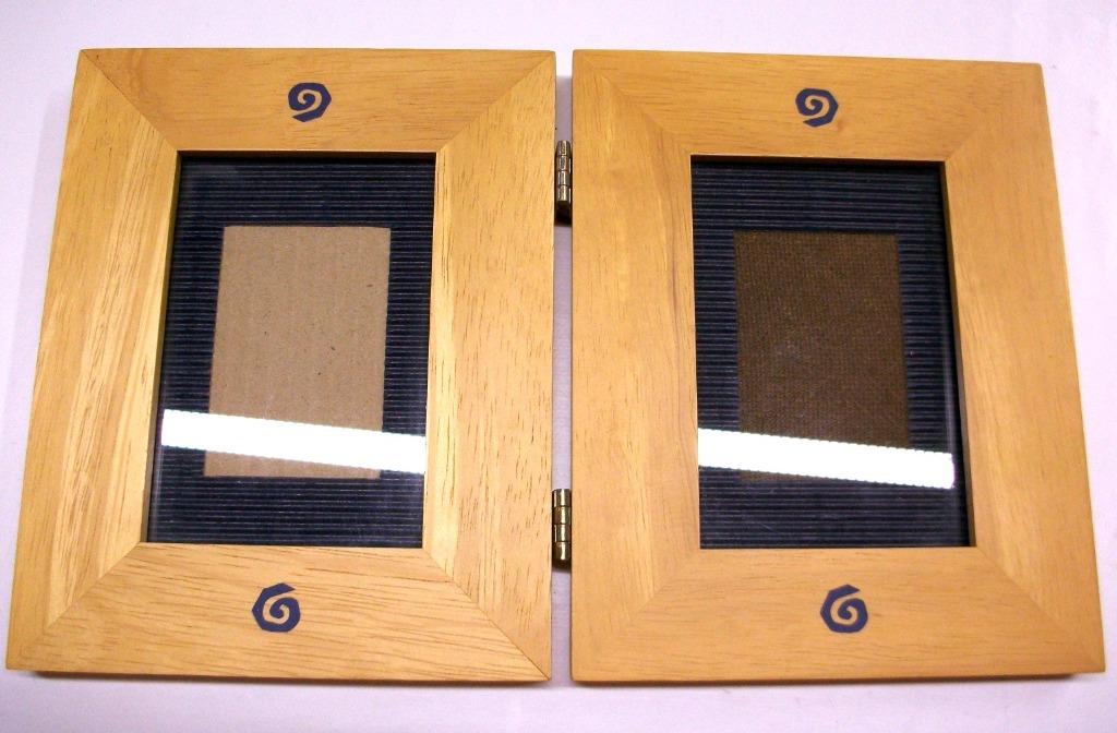 Te koop: Dubbele kader voor twee foto's van "Rare Woods", Ophalen of Verzenden, Zo goed als nieuw, Minder dan 50 cm