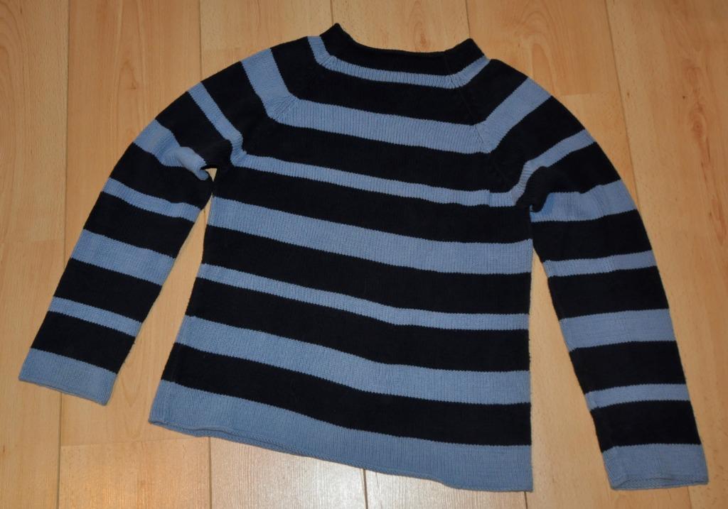 JEFF pull maille ligné marine et bleu t.3 /L, Vêtements | Femmes, Taille 42/44 (L), Enlèvement ou Envoi, Jeff, Porté