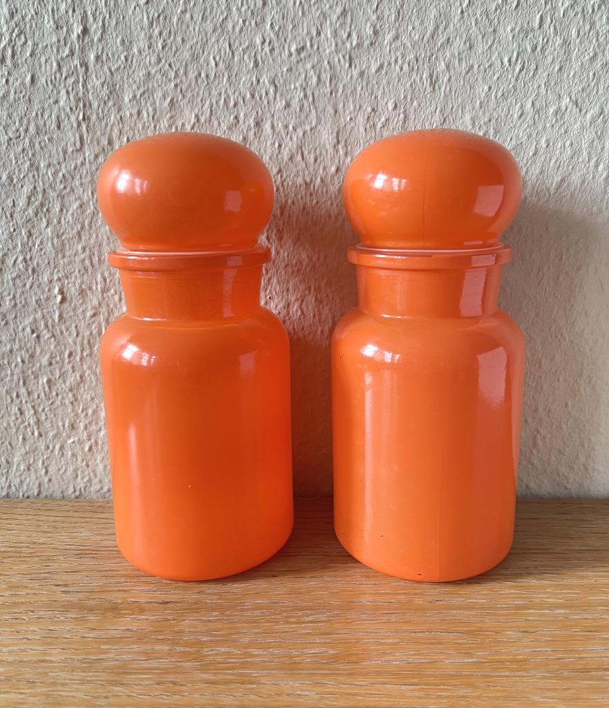 Grand pot d'apothicaire orange, Enlèvement ou Envoi