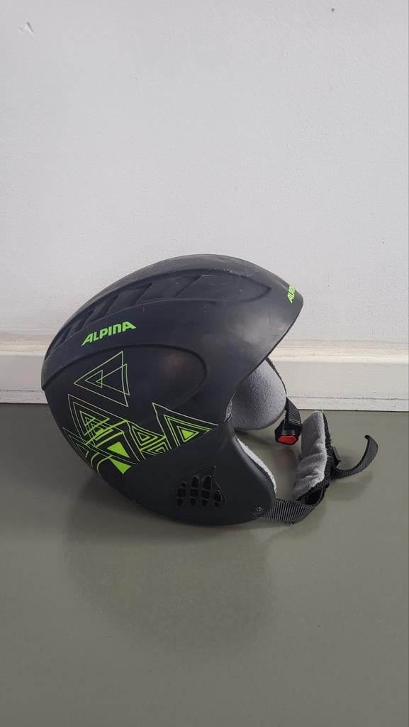 Junior skihelm Alpina maat 51-55, Sport en Fitness, Skiën en Langlaufen, Gebruikt, Overige typen, Ski, Ophalen