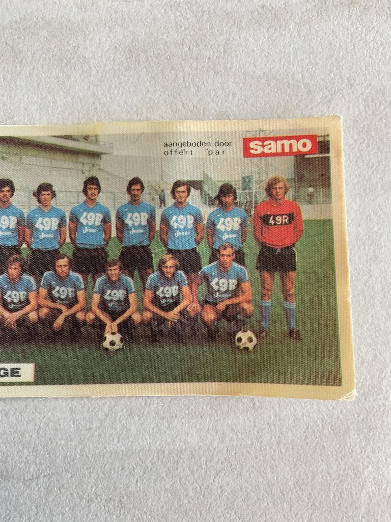 Satijnen foto Club Brugge, Ophalen of Verzenden, Zo goed als nieuw, X, X
