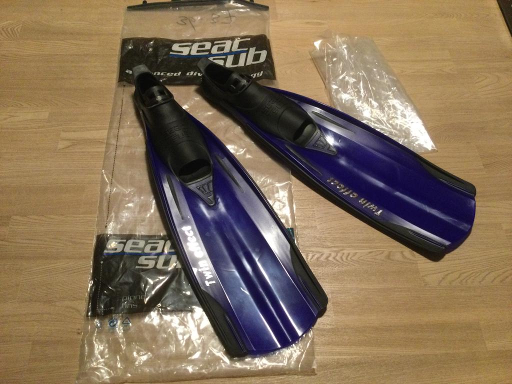 Uit Reststock : Seac Sub Twin Effect fins 36/37 Nieuw, Watersport en Boten, Duiken, Ophalen of Verzenden, Nieuw, Zwem- of Duikvliezen