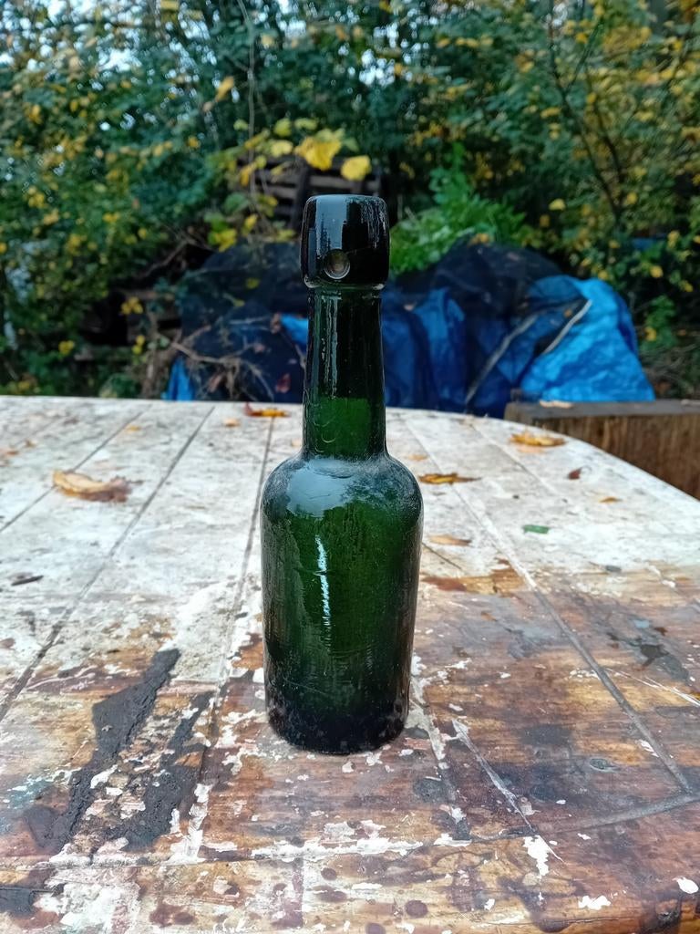 Oude vintage bierfles, Verzamelen, Biermerken, Ophalen of Verzenden, Gebruikt