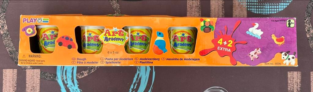 Plasticine 6 nieuwe potjes, Ophalen of Verzenden, Nieuw