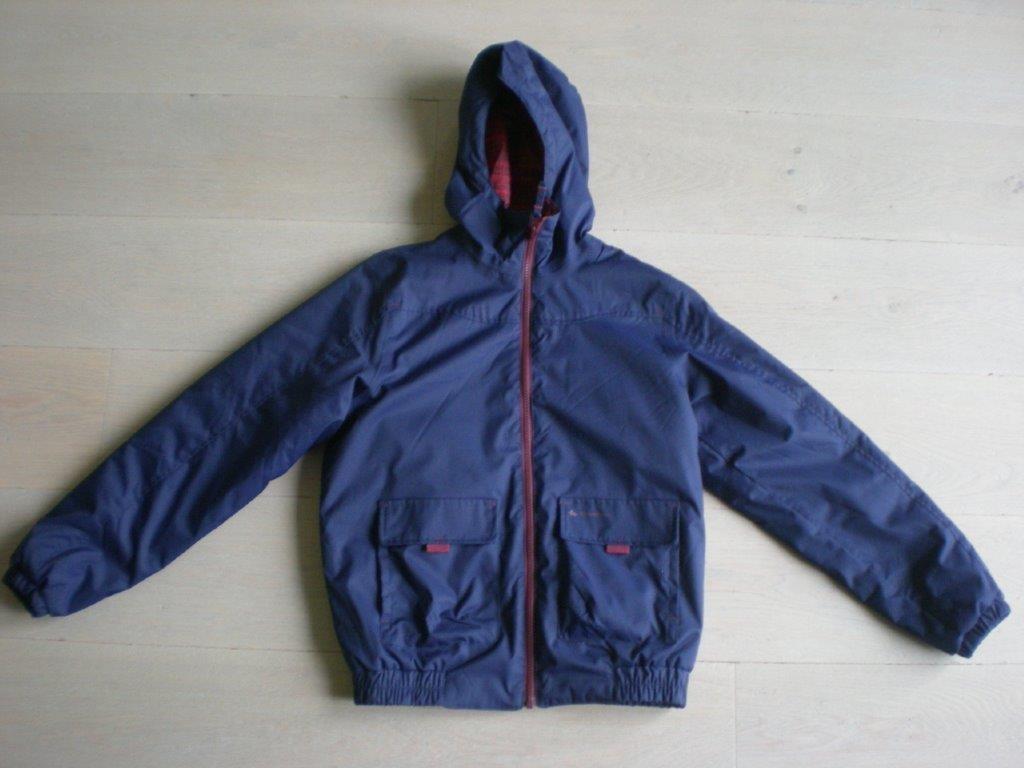 regenjas Decathlon - 12 jaar, Ophalen of Verzenden, Gebruikt, Jongen, Jas