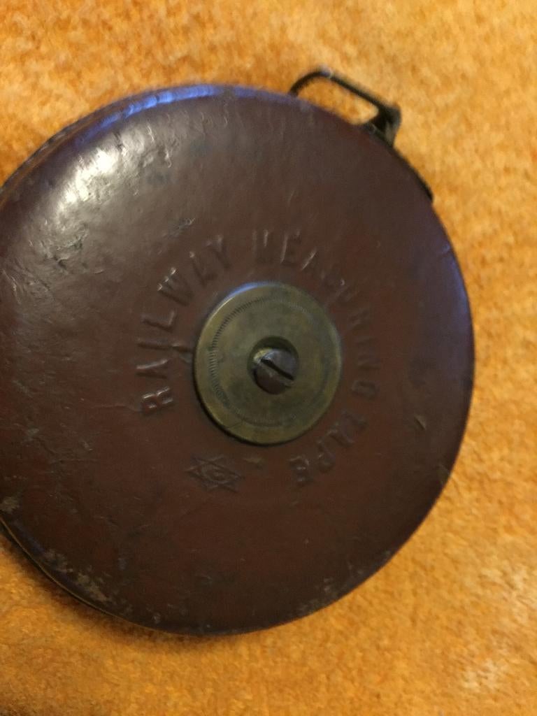 mètre ruban train "railway measuring tape", Enlèvement, Utilisé, Autres types