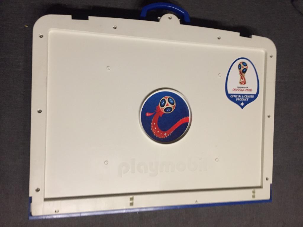 Playmobil voetbalveld WK 2018 Rusland, Enlèvement ou Envoi, Comme neuf, Ensemble complet