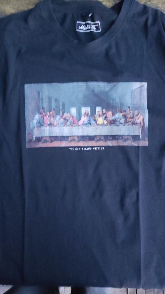 Mister Tee, t-shirt noir, taille : XXL you can't hang with u, Enlèvement ou Envoi, Comme neuf