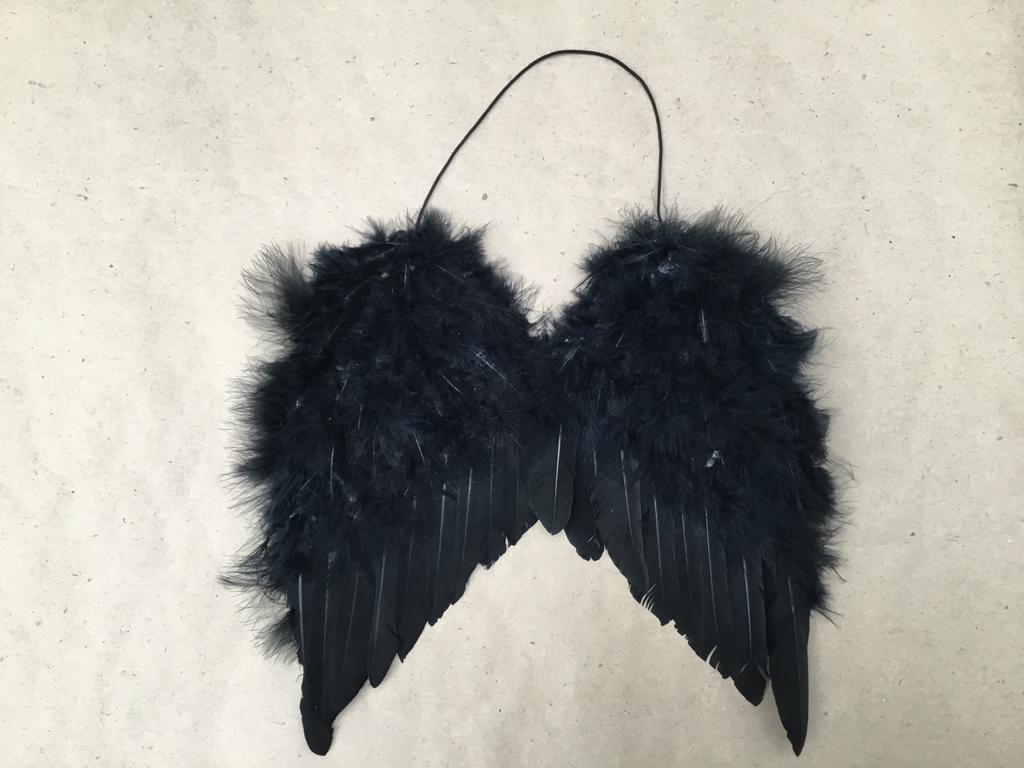Décoration en forme d'ailes noires, Enlèvement ou Envoi, Comme neuf, Décoration