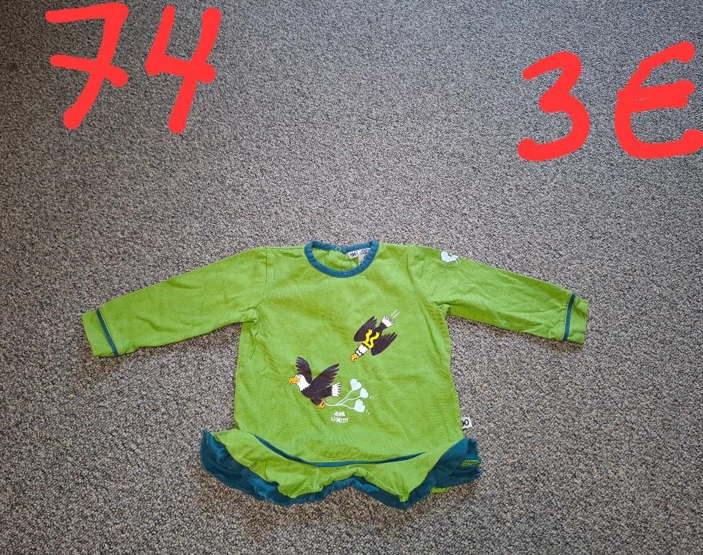 Woody drie nachtjapons 74-80, Kinderen en Baby's, Nacht- of Onderkleding, Meisje, Ophalen of Verzenden, Zo goed als nieuw
